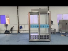 Glass Cleanroom Wardrobe | H13 HEPA 99.995% & EN 1822 | 25-Person ISO 14644 Storage