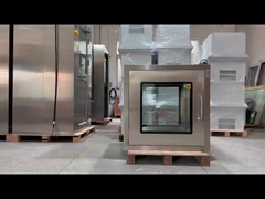 304 Stainless Steel Compact Flat Door Pass Box | 600x600x600mm