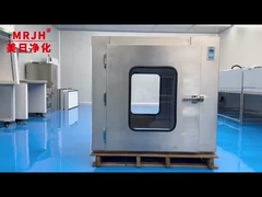 GMP-Compliant 304 Stainless Steel Pass Box/ Convex Door  | Industrial Cleanroom Equipment