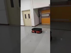 AGV Passing Through Goods Air Shower | Automated Material Transfer in Controlled Environment