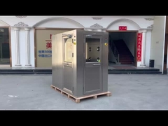 Corner Air shower | Space-Saving 90° Design for Cleanroom Entry
