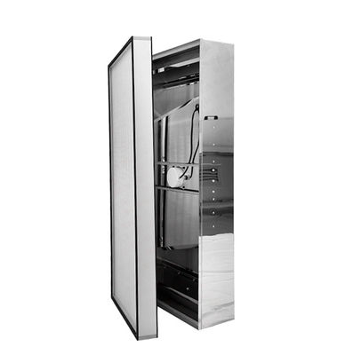 Fan Filter Unit FFU Clean Room Stainless Steel / Zinc Alloy Customizable Airflow Patterns