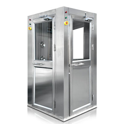 Customized Three-Doors Stainless Steel 304 Vertical Air Flow Cleanroom Air Shower Room