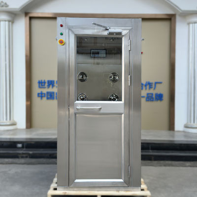 Customized three-doors stainless steel air shower cleanroom air shower supplier air shower clean room