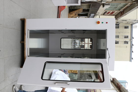 Customizable Powder Coated Steel / SUS304 Air Shower Room with 0-99s Adjustable Cleanroom Air Shower