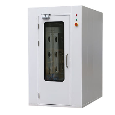 AC220V/3P/50Hz Air Shower Room with 13-25M/S Wind Speed and Powder Coated Steel / SUS304 for Pharma Medical Purification
