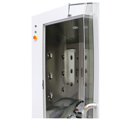 AC220V/3P/50Hz Air Shower Room with 13-25M/S Wind Speed and Powder Coated Steel / SUS304 for Pharma Medical Purification