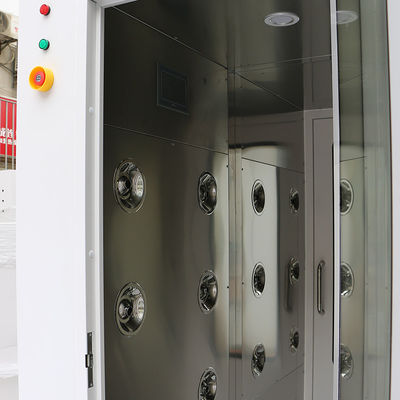 304 Stainless Steel Air Shower Room - Customized Clean Room Equipment with 13-25m/s Wind Speed