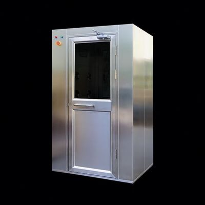 Customized Cleanroom Air Shower Room with 0-99s Adjustable Timer and 360° Airflow Angle in SUS304/Powder-coated Steel Plate