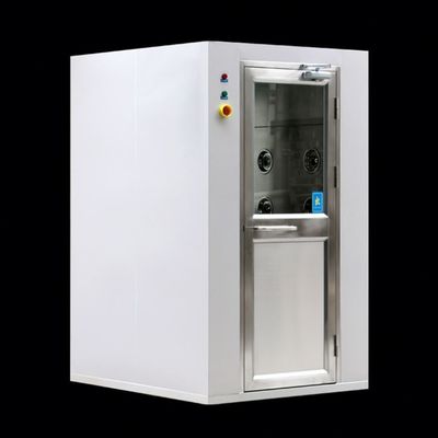 Customized Cleanroom Air Shower Room with 0-99s Adjustable Timer and 360° Airflow Angle in SUS304/Powder-coated Steel Plate