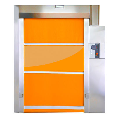 Stainless Steel Anti-Explosion Roller Shutter Door with Safety Electric Eyes and French Double-Sided PVC Coating