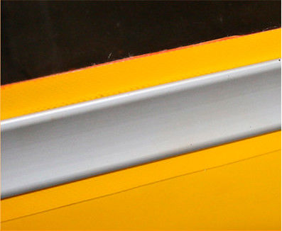 Stainless Steel Anti-Explosion Roller Shutter Door with Safety Electric Eyes and French Double-Sided PVC Coating