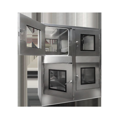 Customizable Cleanroom Stainless Steel Pass Through Cabinet Pharma laminar Flow Pass Thru Box