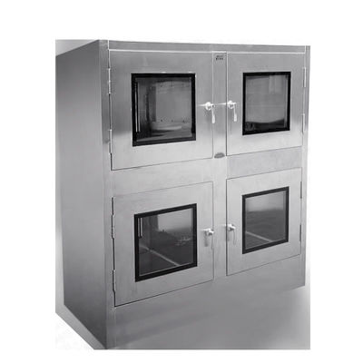 GMP Grade Stainless Steel Pass Box with Electronic Interlock for Cleanroom Transfer