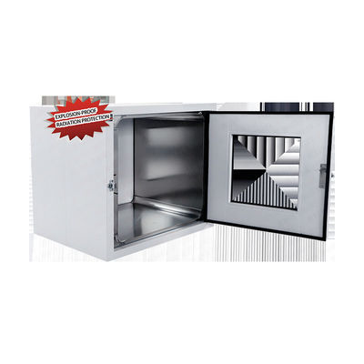 Explosion Proof Stainless Steel Clean Room Pass Box with Mechanical Interlock for Dynamic Transfer