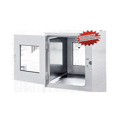 Explosion Proof Stainless Steel Clean Room Pass Box with Mechanical Interlock for Dynamic Transfer