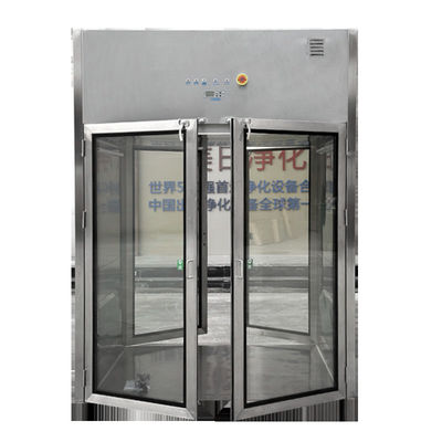 Double Door Clean Room Pass Box with HEPA Filter and Mechanical Locks for Lab Use