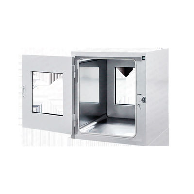 GMP Embedded Static Pass Box with Mechanical Interlock and 304 Stainless Steel for Food Industry and Hospital