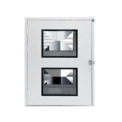 Customizable Stainless Steel Laminar Flow Pass Box with Mechanical Interlock for Clean Rooms