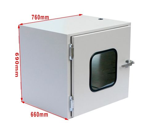 Customized Lab Static Clean Room Pass Box with Internal Arc Treatment and Seamless Connection