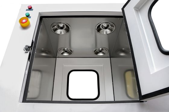 MRJH Single Story Manual Control Interlock Door Exterior Lank Finish Cold Rolled Sheet Interior Ss. Air shower Pass Box