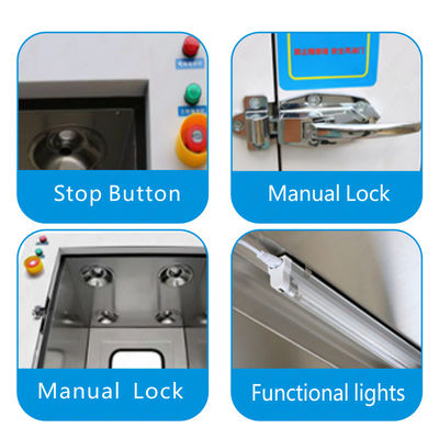 MRJH Single Story Manual Control Interlock Door Exterior Lank Finish Cold Rolled Sheet Interior Ss. Air shower Pass Box