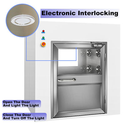 Customizable Stainless Steel Laminar Flow UV Pass Box for Clean Room Applications