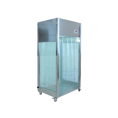 GMP Sampling Booth Portable with Wheels Class 10000 Cleanliness SUS304 Powder-coated Steel Modular Cleanroom