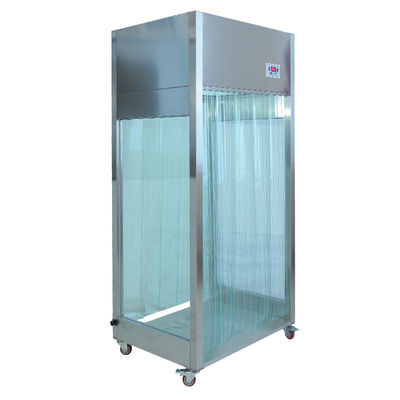 GMP Sampling Booth Portable with Wheels Class 10000 Cleanliness SUS304 Powder-coated Steel Modular Cleanroom