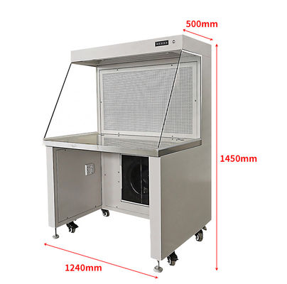 MRJH Horizontal Airflow Hood White Cold Plate Baking Paint SS Laminar Air Flow Workbench