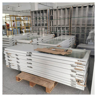 Modern Polymer Cleanroom Steel Door with Double Glazing and Sound Insulation for Hospitals