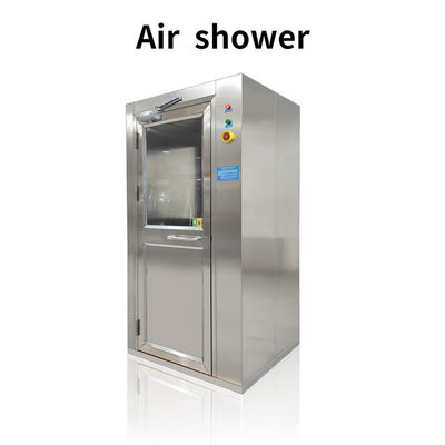SS 201 Air Shower Room Single Sided Blowers 380V 220V With Swing Door