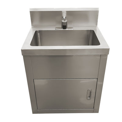 304 Stainless Steel Single-Person Hand Wash Sink for Cleaning and Disinfection