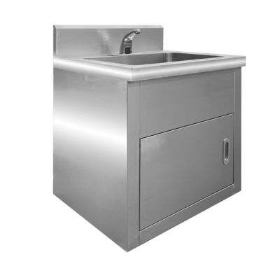 304 Stainless Steel Single-Person Hand Wash Sink for Cleaning and Disinfection