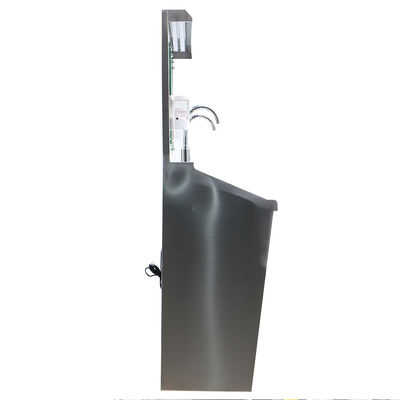 304 Stainless Steel Double-Person Medical Grade Hand Wash Sink for Laboratories and Electronics Cleaning