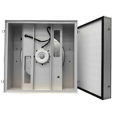 Aluminized Zinc Plate Fan Filter Unit with HEPA Air Speed 0.45-0.75m/s and 2 Years Warranty for Cleanroom Equipment