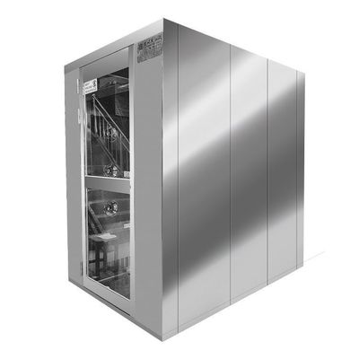 Dual-Person Air Shower with 201 Stainless Steel Energy-Saving Design ISO-Certified for Pharma Labs