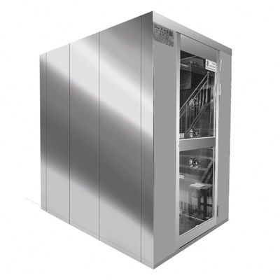 Dual-Person Air Shower with 201 Stainless Steel Energy-Saving Design ISO-Certified for Pharma Labs