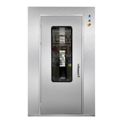 304 Stainless Steel Air Shower with Dual Airflow Design for Cleanroom Decontamination | 1240x2000x2100mm