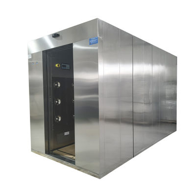 GMP Pharma Air Shower with 304 Stainless Steel Construction, Double-Sided Shower & Microcomputer Control