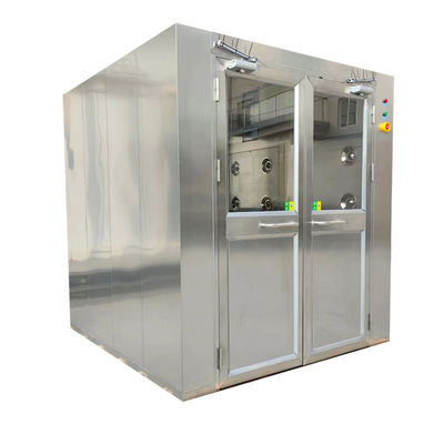 GMP Certified 201 Stainless Steel OSHA-Compliant Cargo Air Shower for Cleanroom Entry