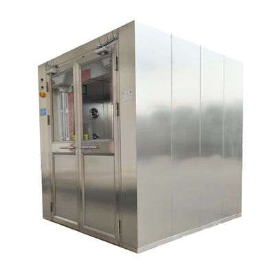 Auto Sliding Door Cargo Air Shower with Powder-Coated 201 Stainless Steel and Double-Sided Shower for Large Goods (1950x2000x2180mm)