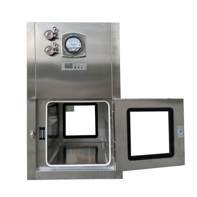 GMP-Certified 304 Stainless Steel Laminar Flow Pass Box 1200x1070x1600mm for Pharma Cleanrooms