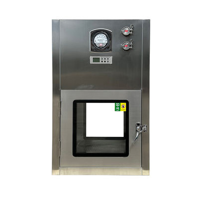 GMP-Certified 304 Stainless Steel Laminar Flow Pass Box 1200x1070x1600mm for Pharma Cleanrooms