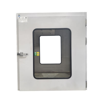 GMP-Certified 304 Stainless Steel Anti-Corrosion Floor Pass Box for Pharma and Electronics Cleanrooms