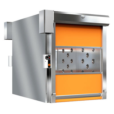 Stainless Steel Goods Air Shower Room with DIN75200 Fireproof and Self-Cleaning PVC Curtain for Cleanroom Entry