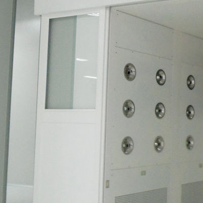 Automatic Sliding Door Goods Air Shower with DIN75200 Fireproof Radar Anti-Collision Design and ISO 14644-1 Compliance