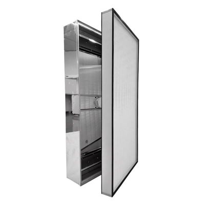 BFU Bottom-Access Fan Filter Unit with Extra-Large HEPA Airflow, Ultra-Low Vibration, and Tool-Free Filter Change for ISO 5-9 Cleanrooms