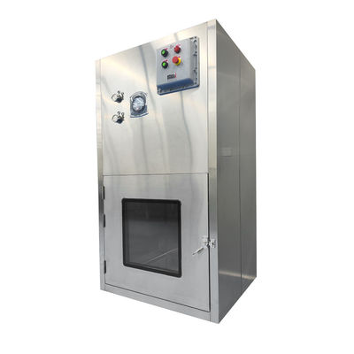 ATEX-Compliant Explosion-Proof Laminar Flow Transfer Window with ISO Class 5 Airflow and 304 Stainless Steel Construction for GMP Pharma Safe Pass-Through
