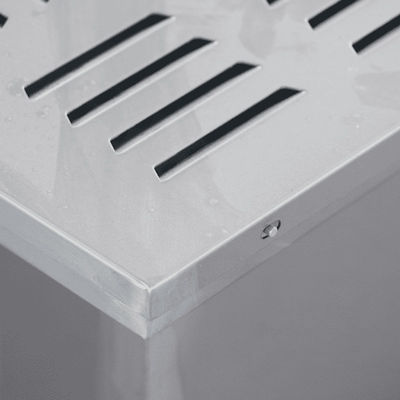 Liquid Trough HEPA Air Outlet 450×450×480 - Sealed Cleanroom Ventilation for Pharma/Labs